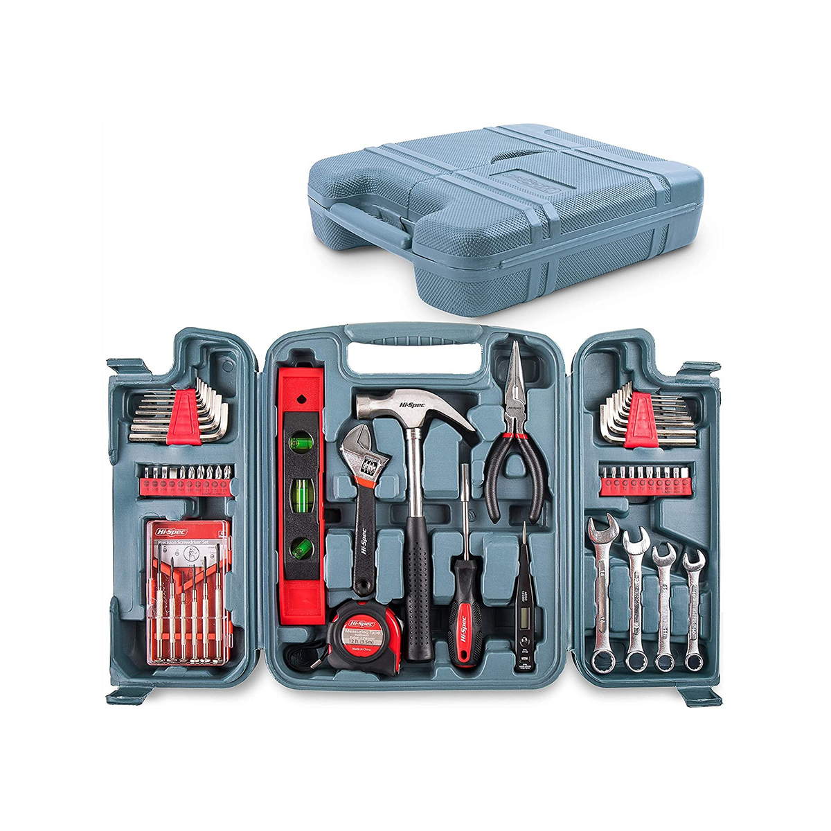 Kit combinado multiusos de 53 Uds., herramientas de mano para el hogar, Kits de reparación Diy, juego de herramientas completo