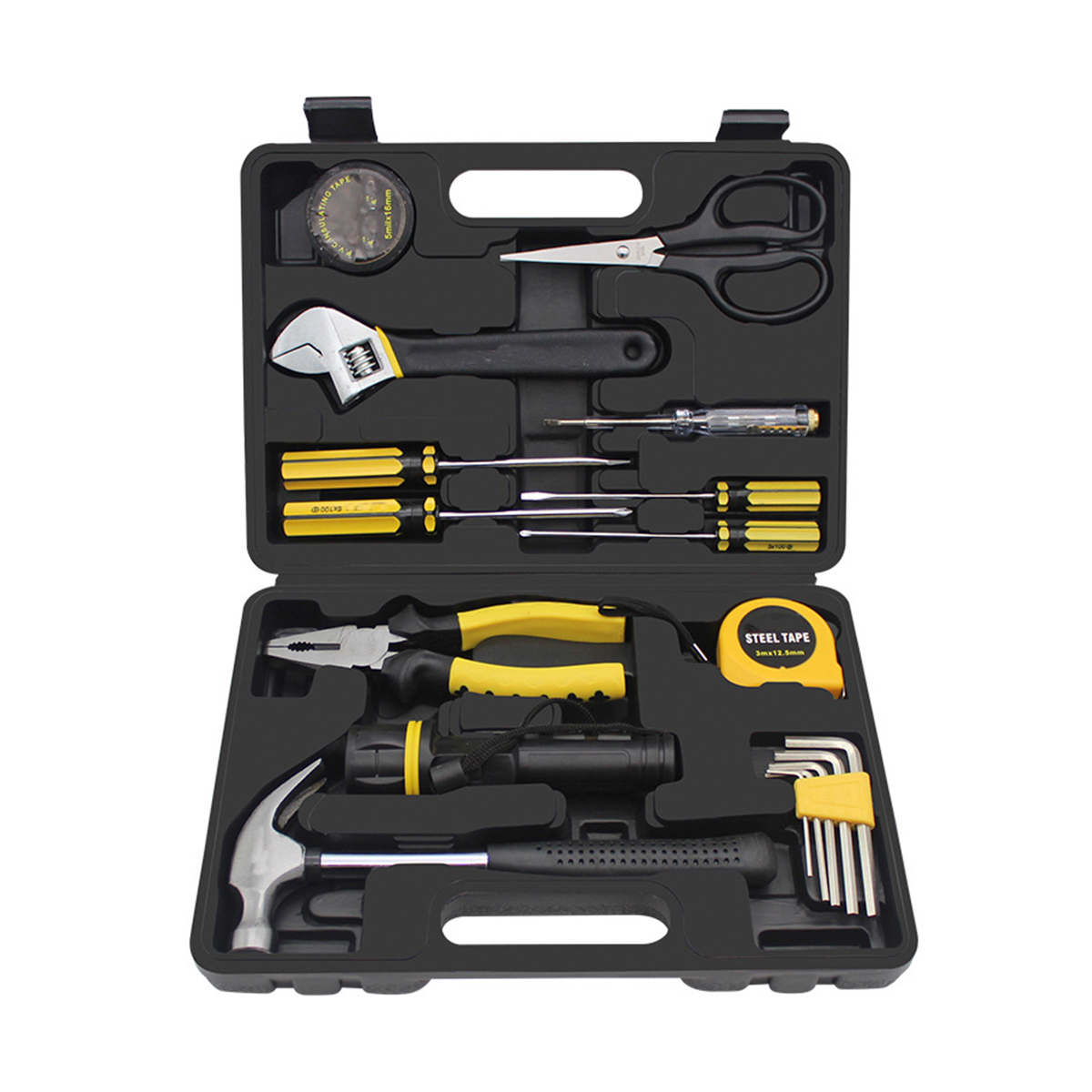 Juego de herramientas de reparación Diy de destornillador al por mayor de 18 Uds., Kit de herramientas manuales generales para el hogar